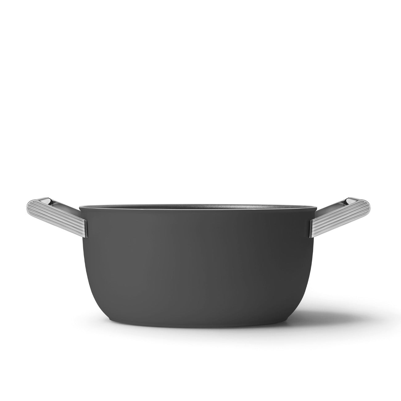 Caçarola alta Smeg, Preto, 24 cm