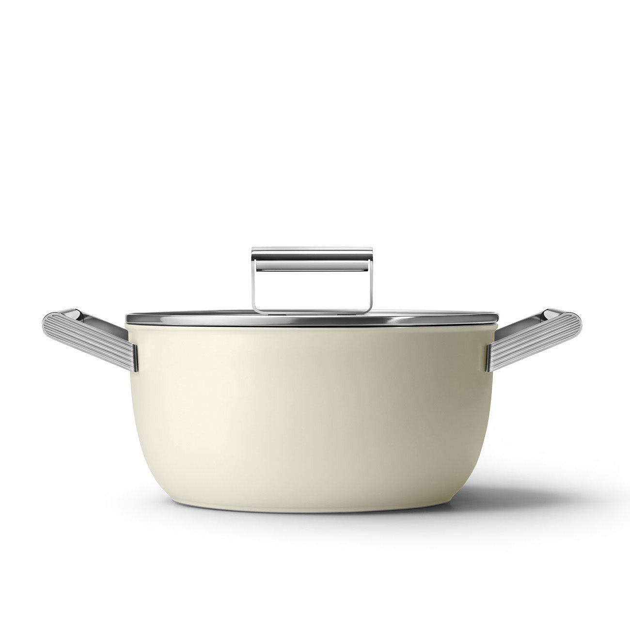 Caçarola alta Smeg, Creme, 24 cm