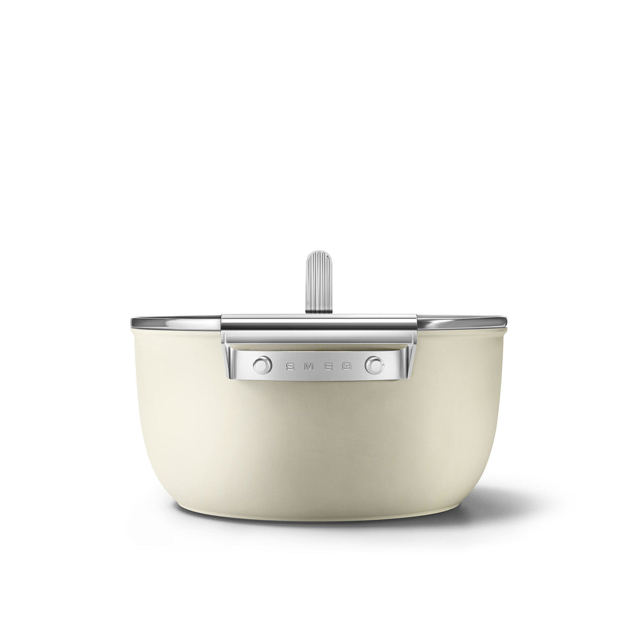 Caçarola alta Smeg, Creme, 24 cm