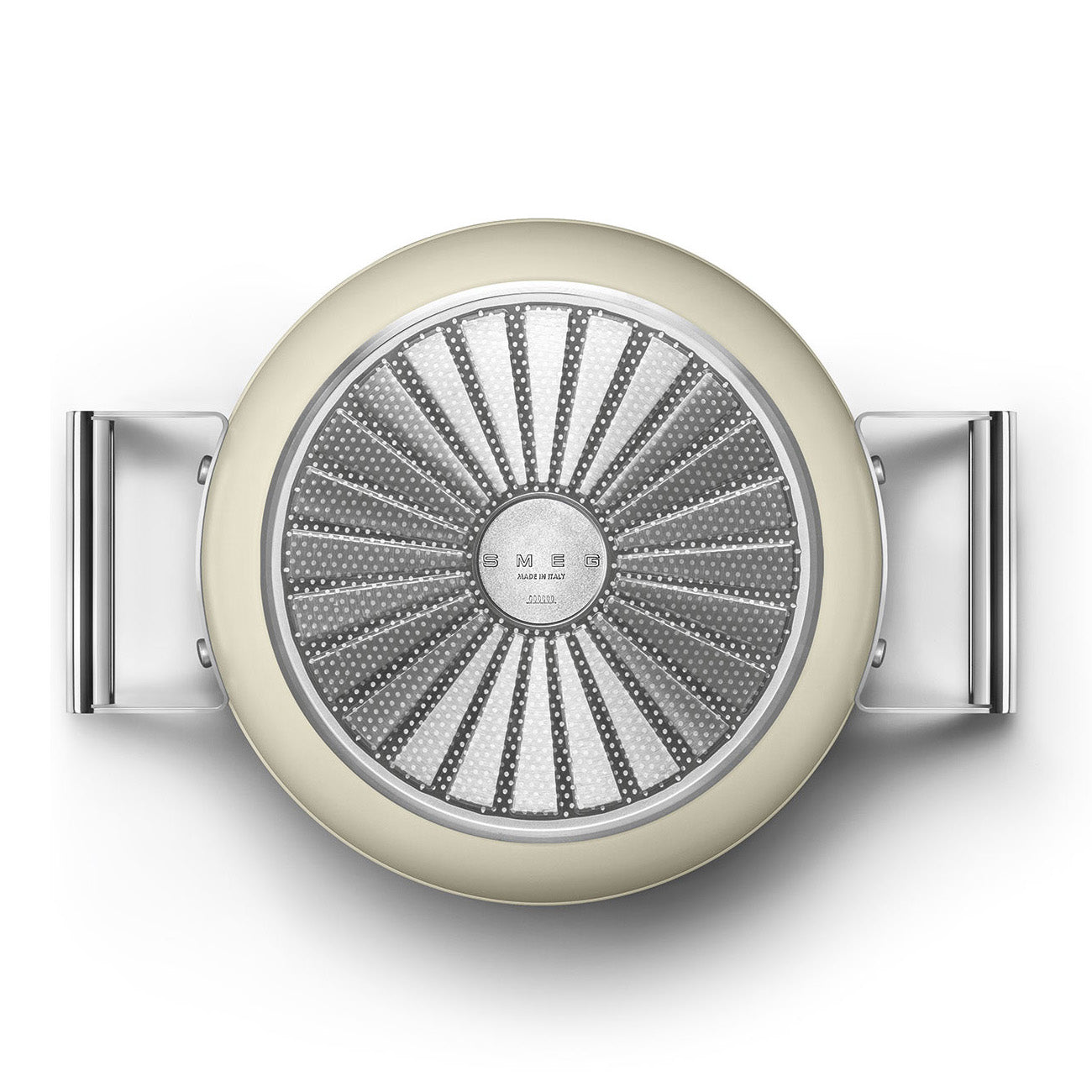 Caçarola alta Smeg, Creme, 24 cm