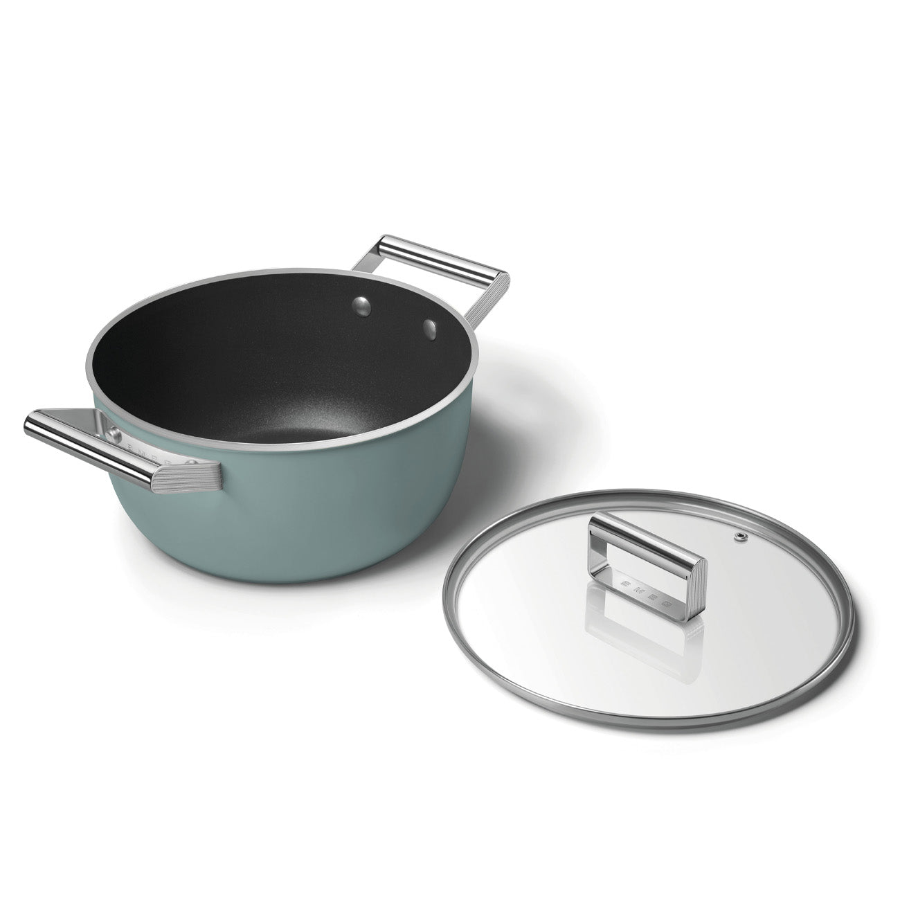 Caçarola alta Smeg, Esmeralda, 24 cm