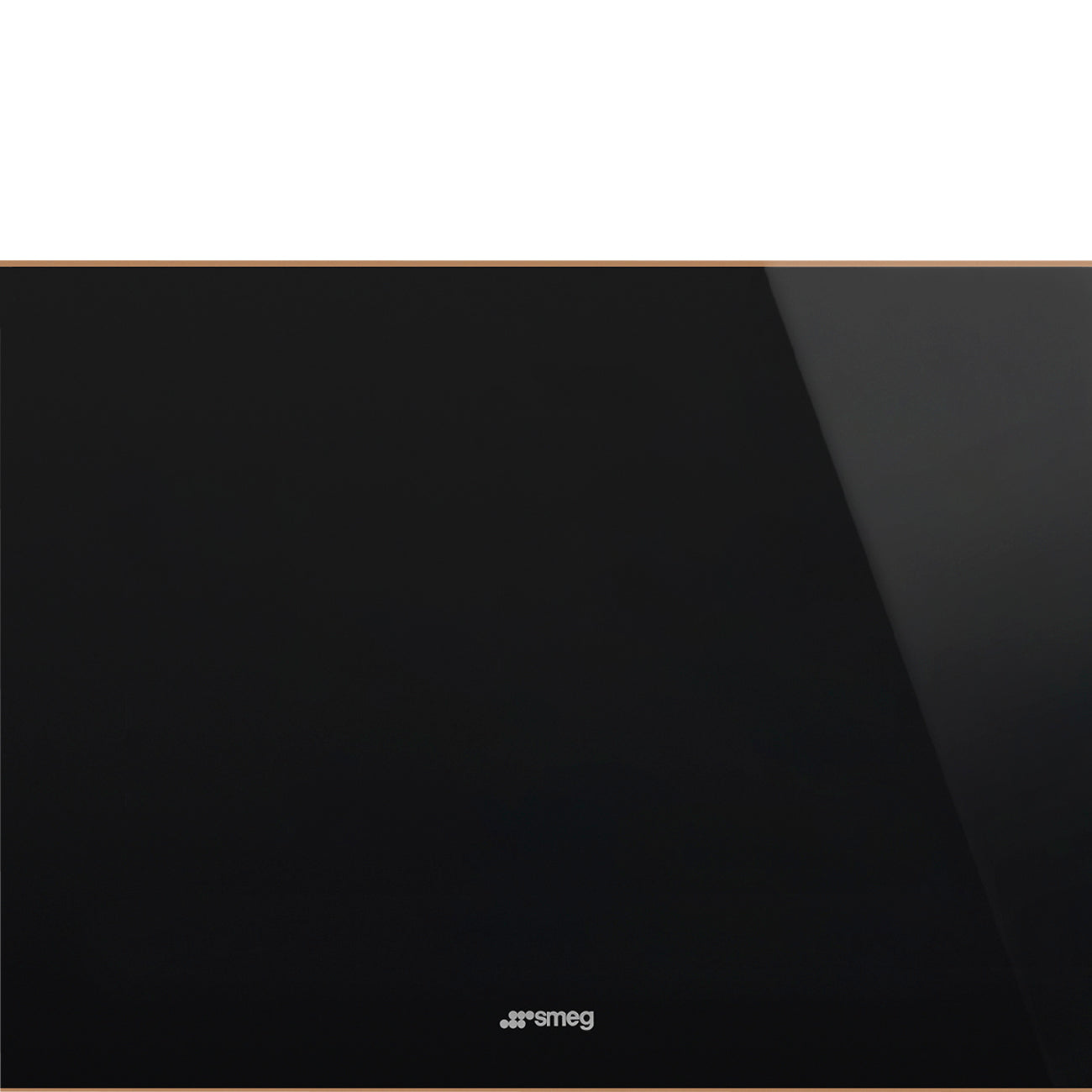 Garrafeira de parede, Preta e perfis cobre, Dobradiças à direita