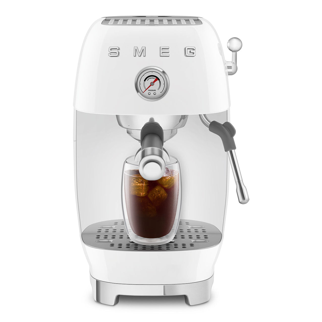 Máquina de Café Expresso Manual com Cold Brew, Branco