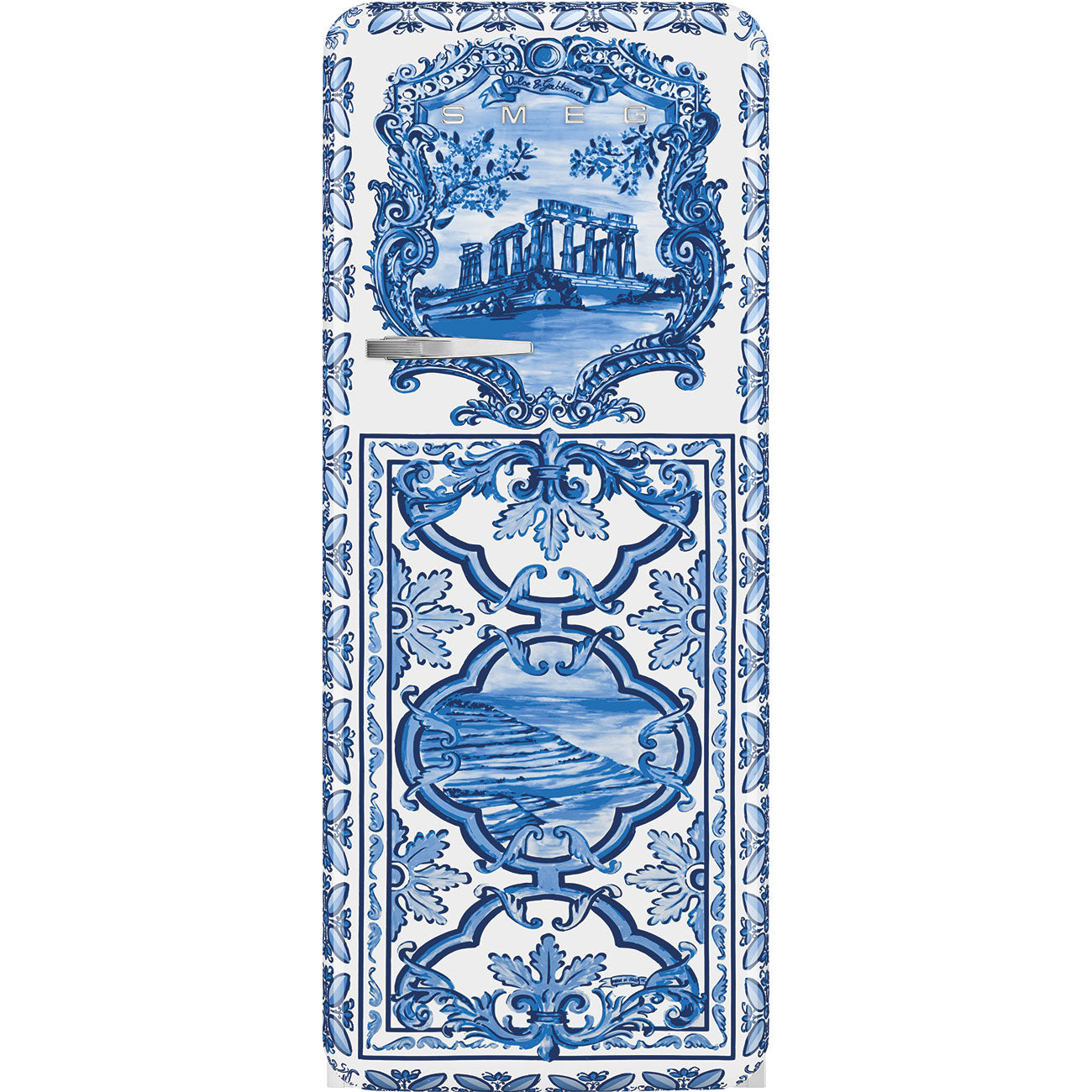 Frigorífico, Blu Mediterraneo, 153cm, Dobradiças à direita