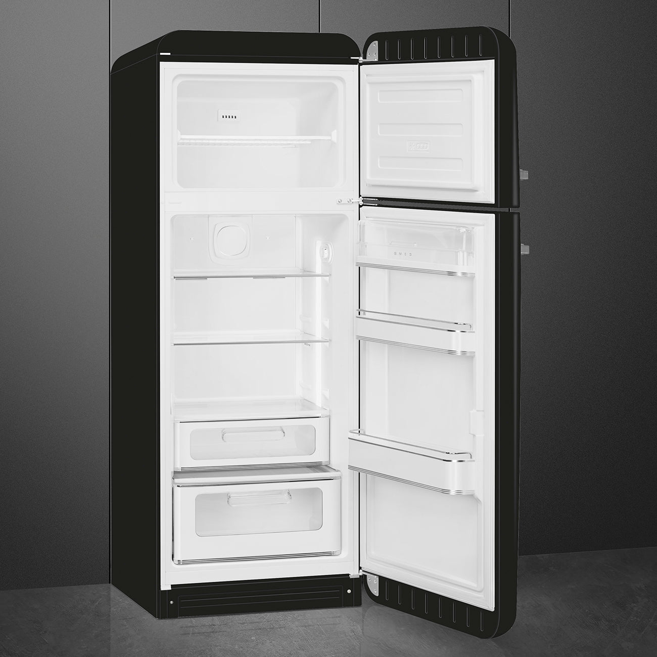 Frigorífico, Preto, 172cm, Dobradiças à direita