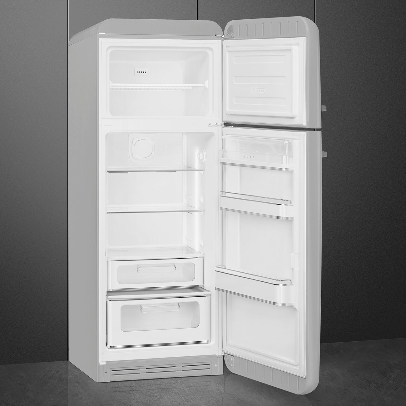 Frigorífico, Cinza, 172cm, Dobradiças à direita