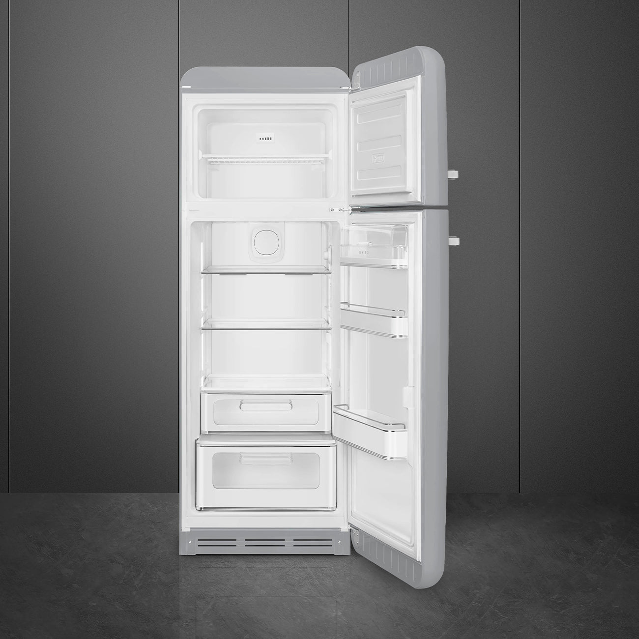 Frigorífico, Cinza, 172cm, Dobradiças à direita