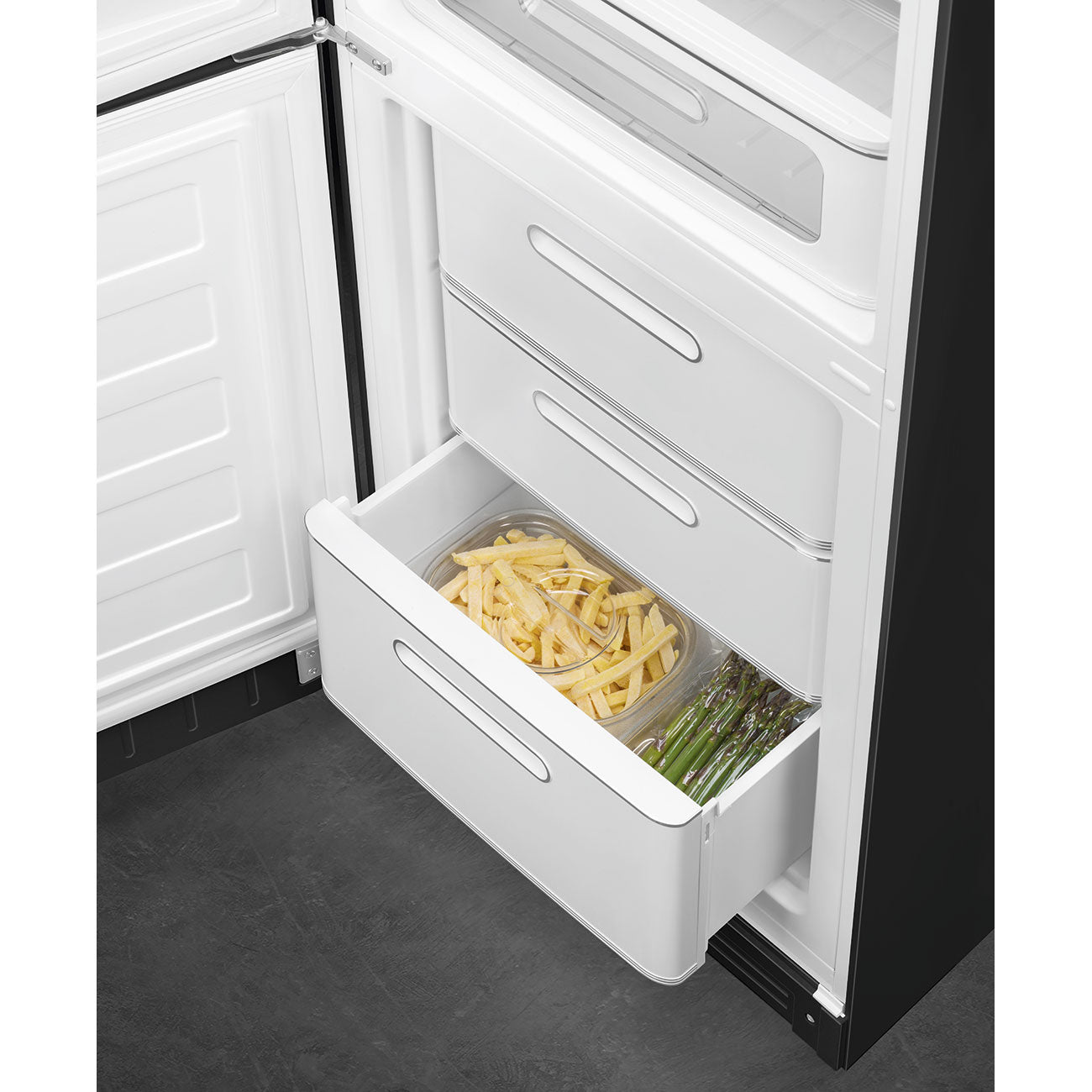 Combinado, Preto, 197cm, Dobradiças à esquerda