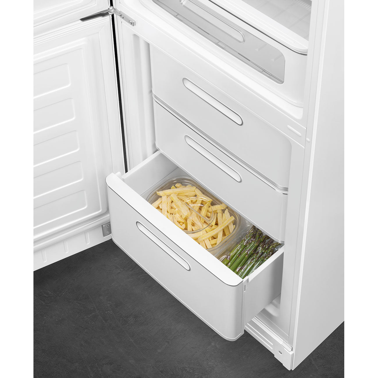 Combinado, Branco, 197cm, Dobradiças à esquerda