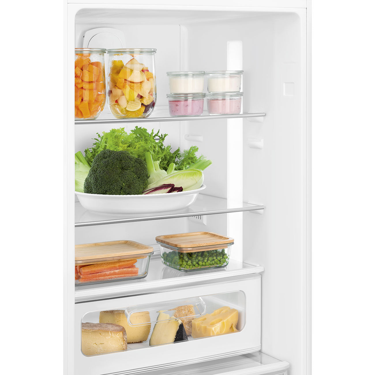 Combinado, Creme, 197cm, Dobradiças à direita