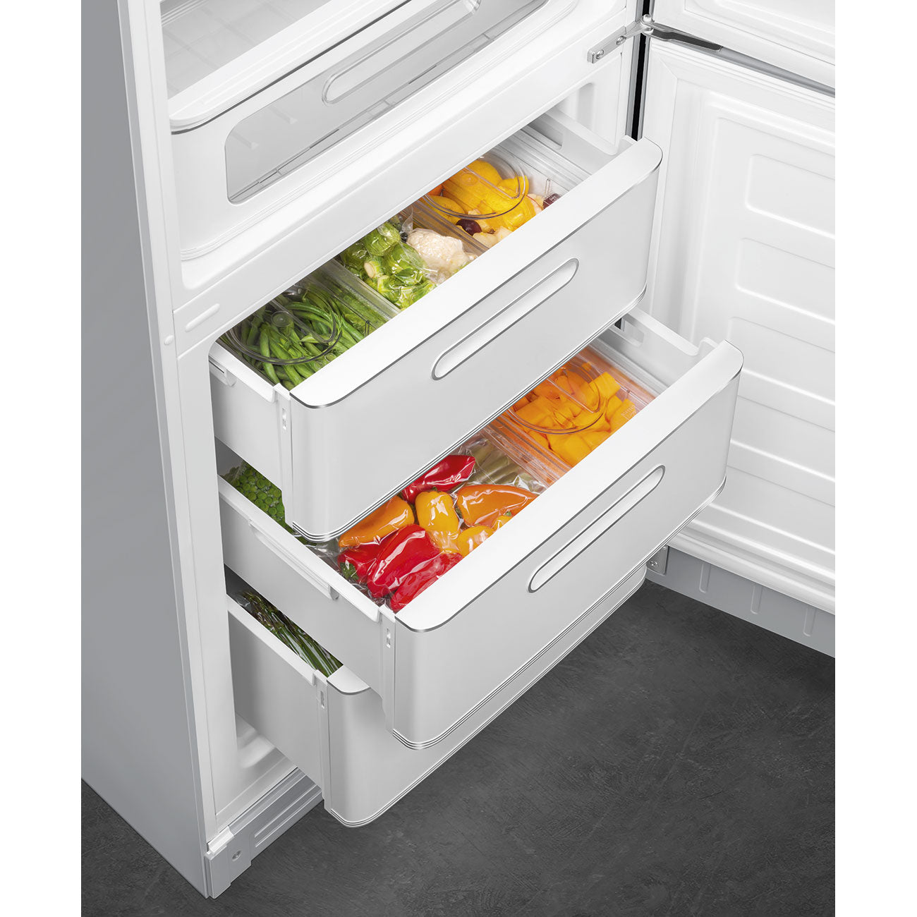 Combinado, Cinza, 197cm, Dobradiças à direita