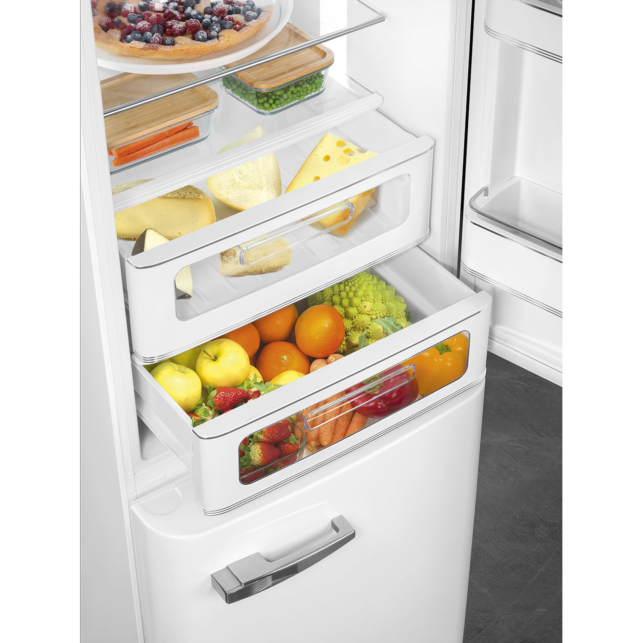 Combinado, Branco, 197cm, Dobradiças à direita