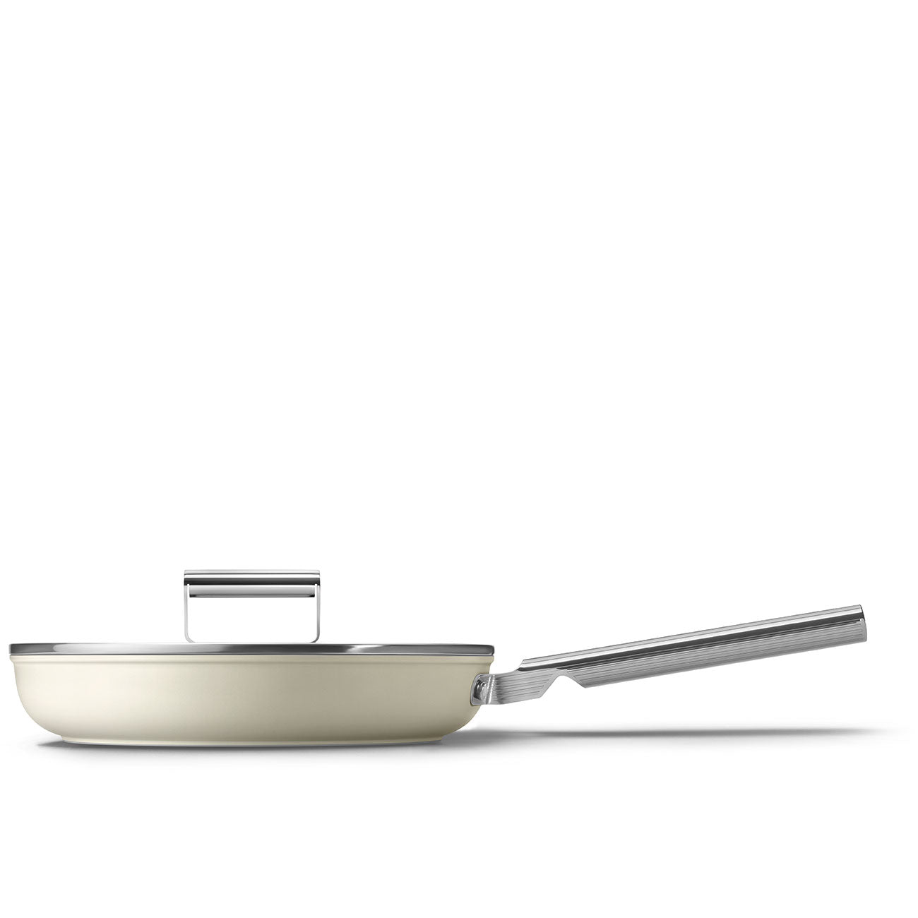 Frigideira Smeg, Creme 28 cm