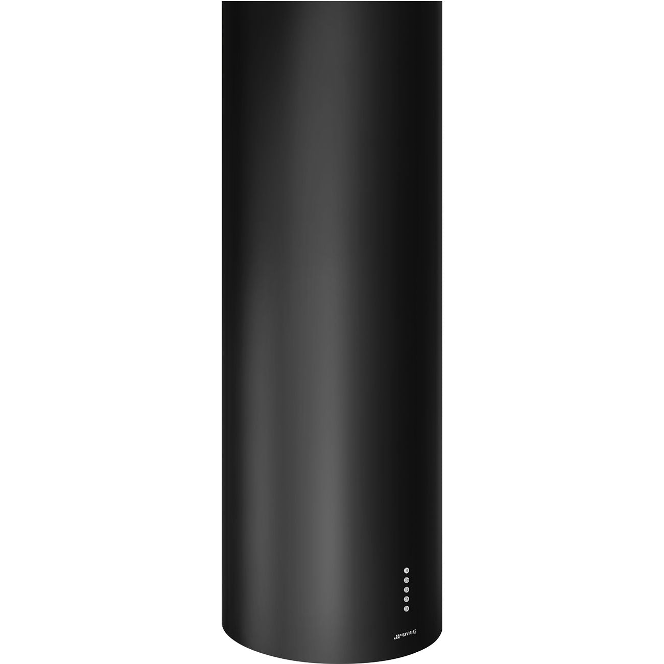 Exaustor de ilha, Cilindrica, Preto , 37cm