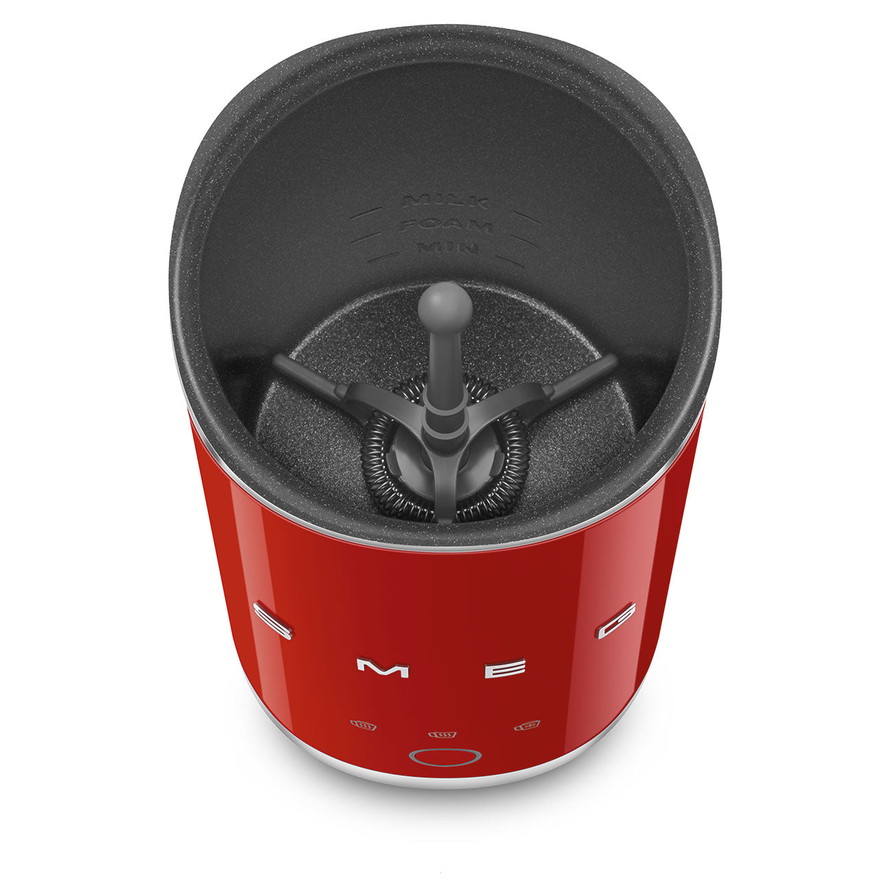 Batedor de leite Smeg, Vermelho