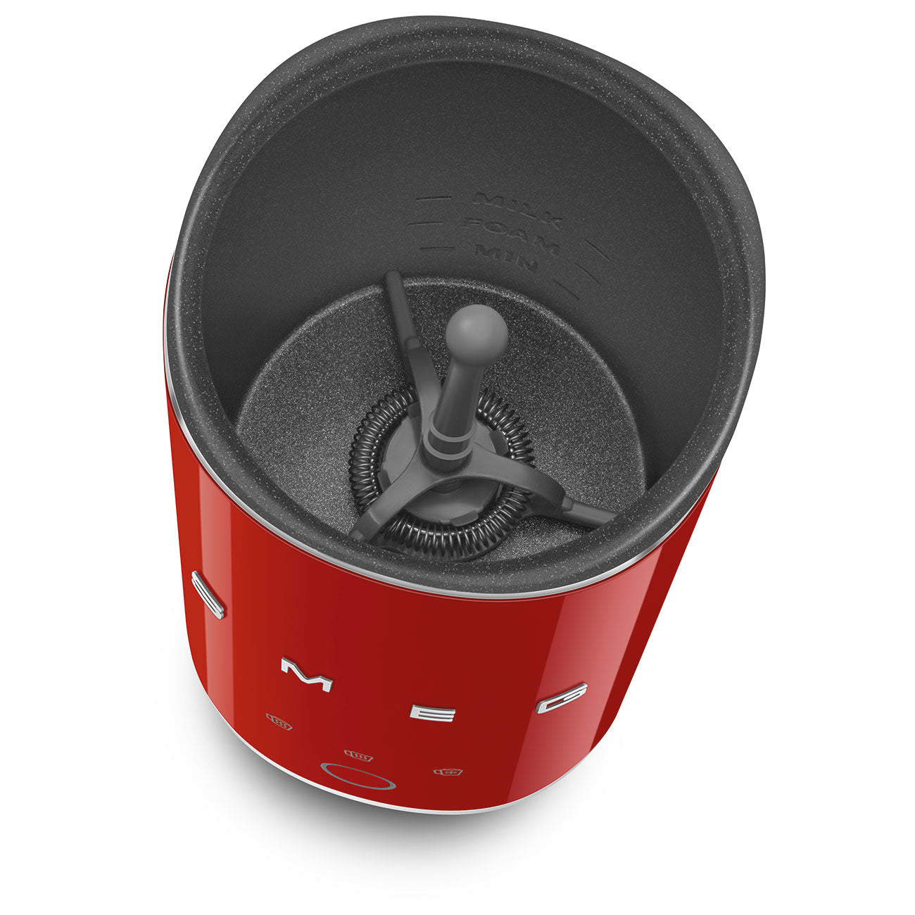 Batedor de leite Smeg, Vermelho