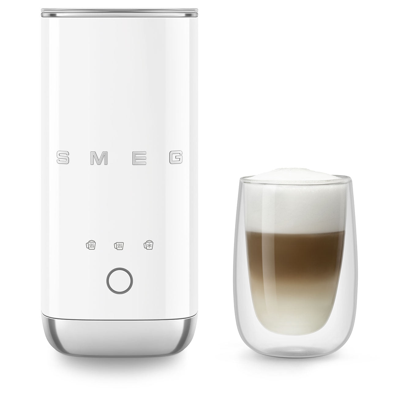 Batedor de leite Smeg, Branco