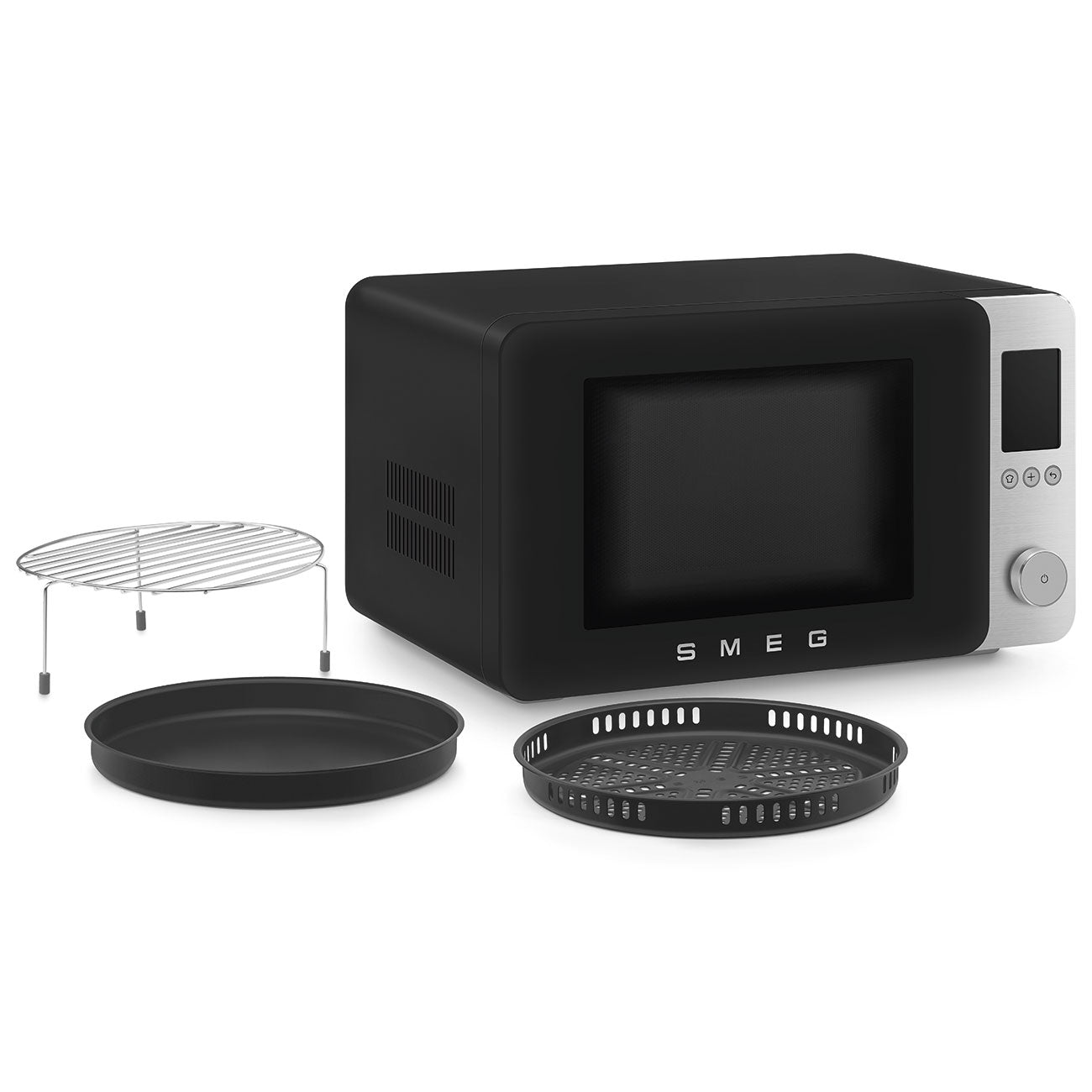 Forno com microondas, Collezione, Preto mate, 27L