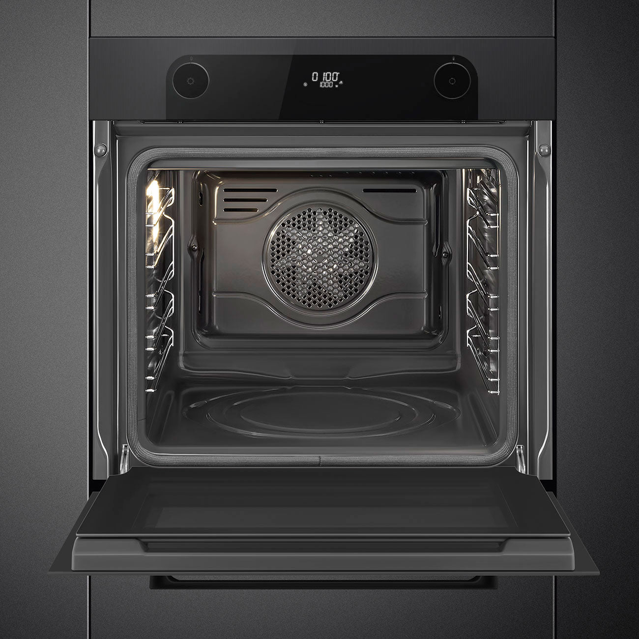 Forno Pirolítico, Musa, Preto, 60x60cm, A+