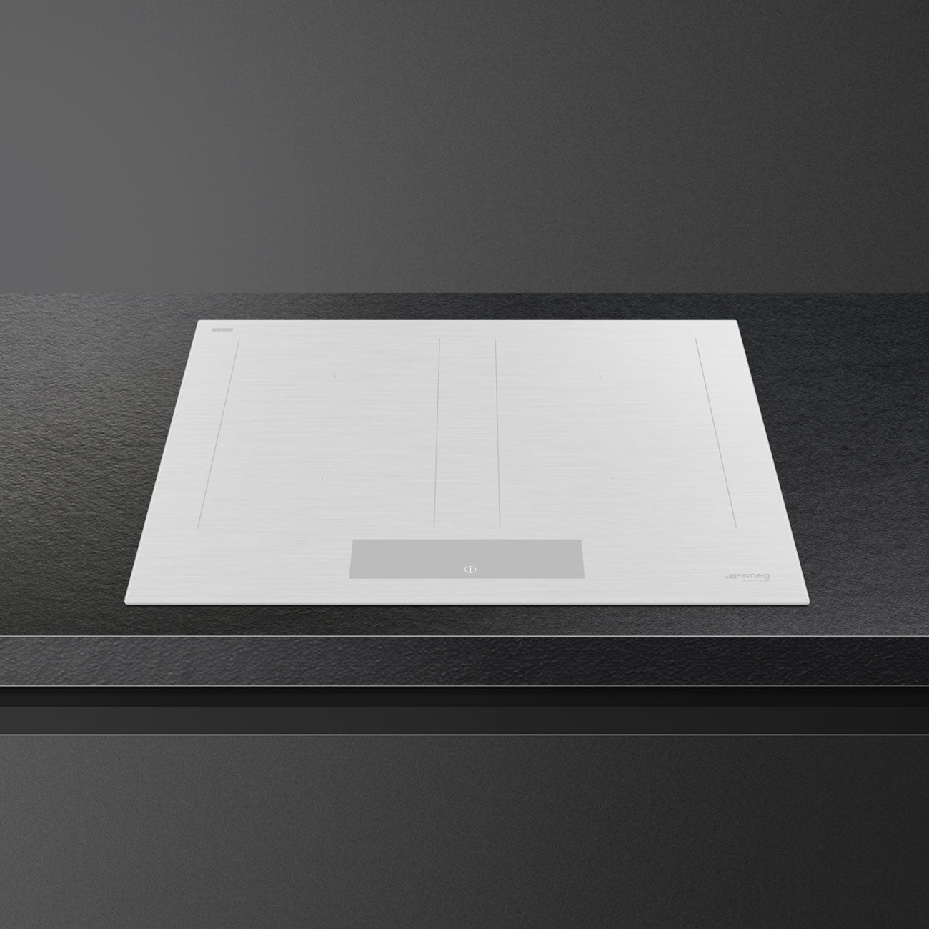 Placa Multizona, Branco mate, 60cm