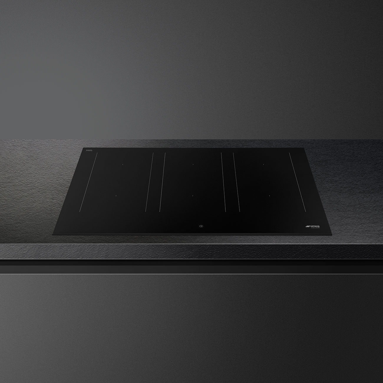 Placa Multizona, Preto mate, 80cm