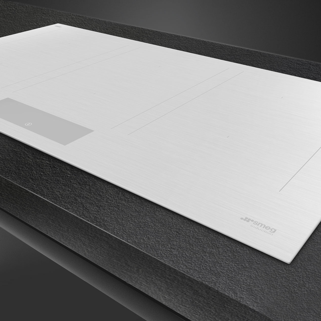 Placa MultiZona, Ceran Branco mate, Reta, 90cm