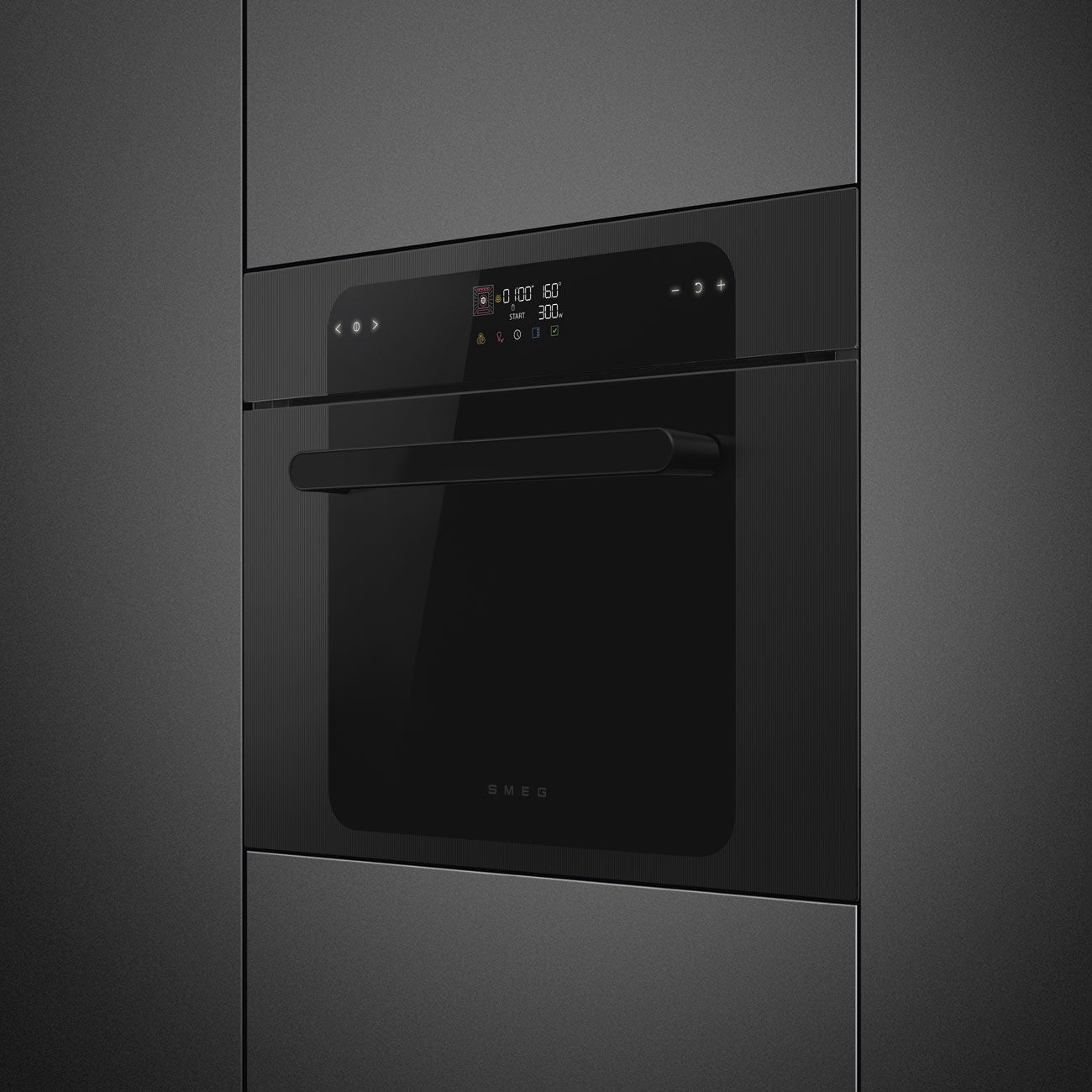 Forno com microondas, Musa, Preto, 60x45cm