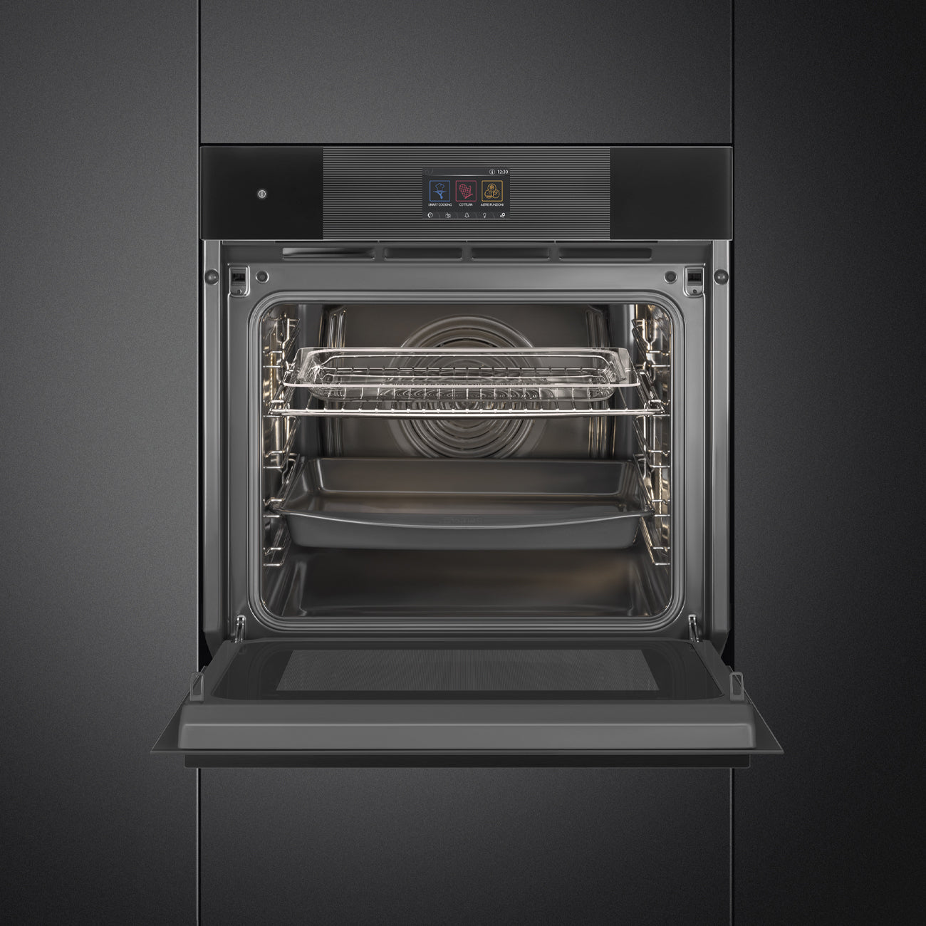 Forno Speedwave XL, Linea, Preto, 60x60cm