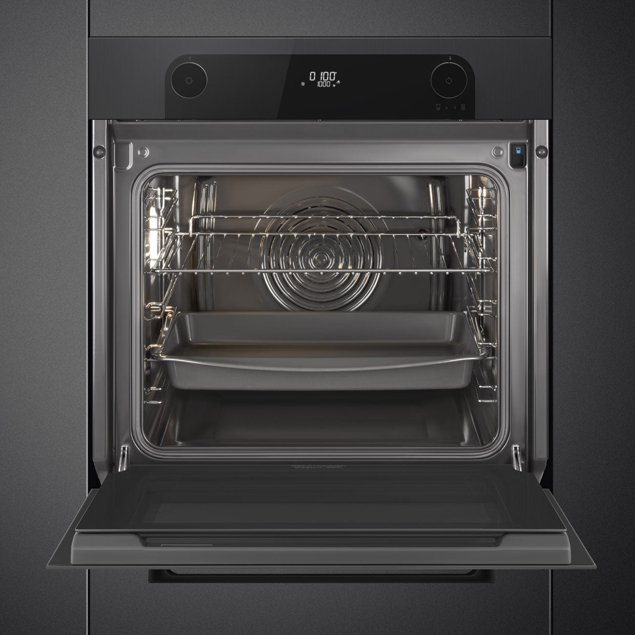 Forno Steam One, Musa, Preto, 60x60cm, A+