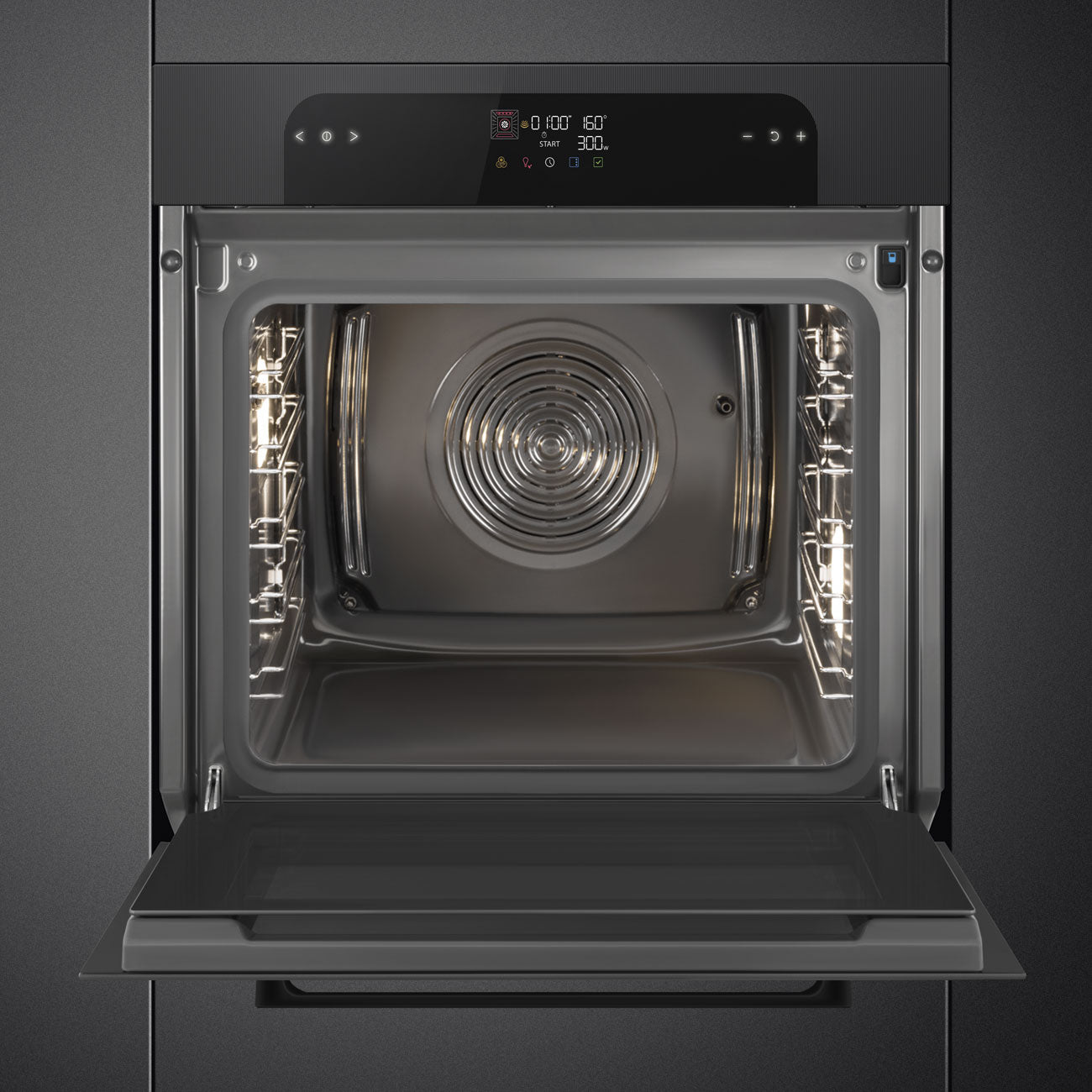 Forno Steam100, Musa, Preto, 60x60cm, A++