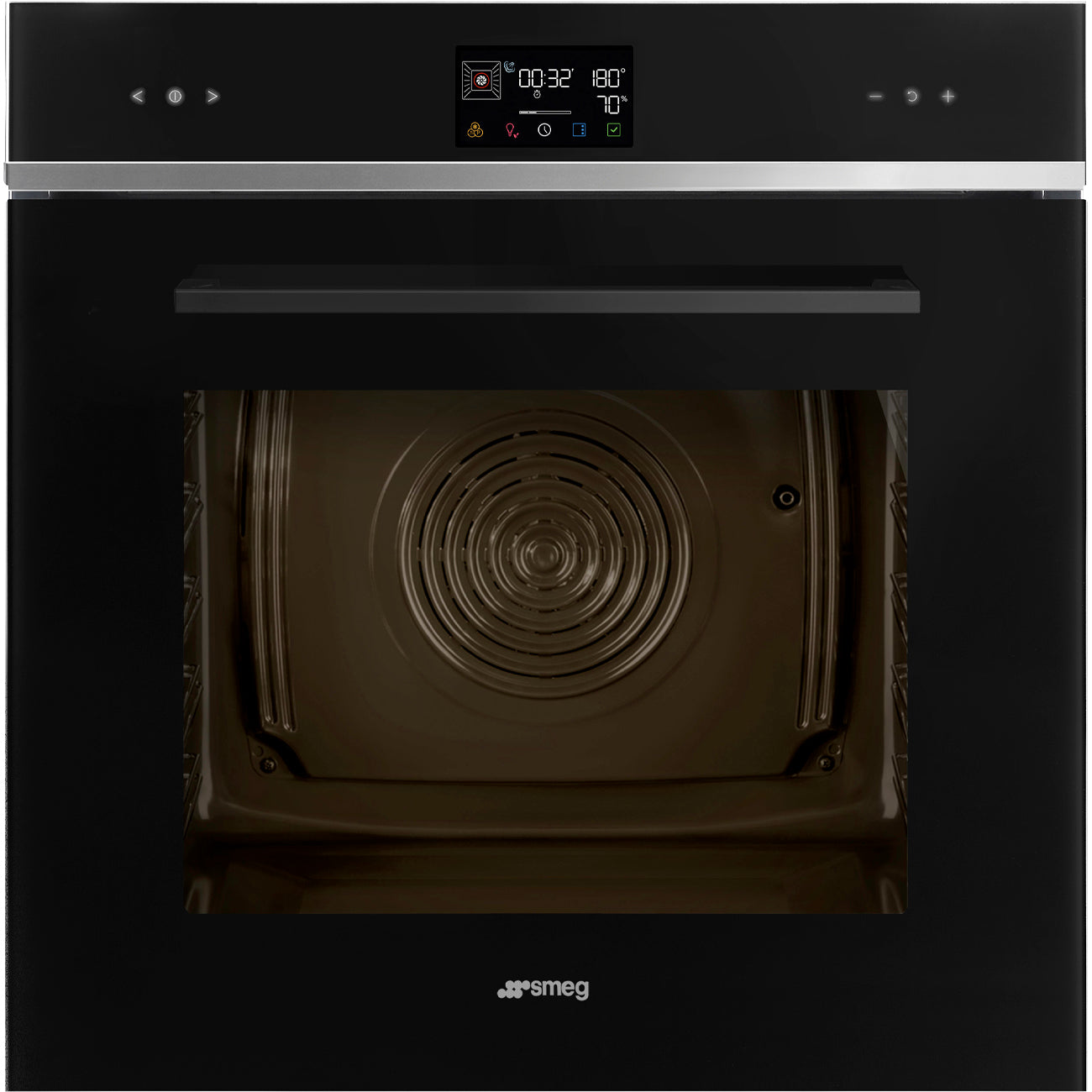 Forno Steam100, Selezione, Preto, 60x60cm