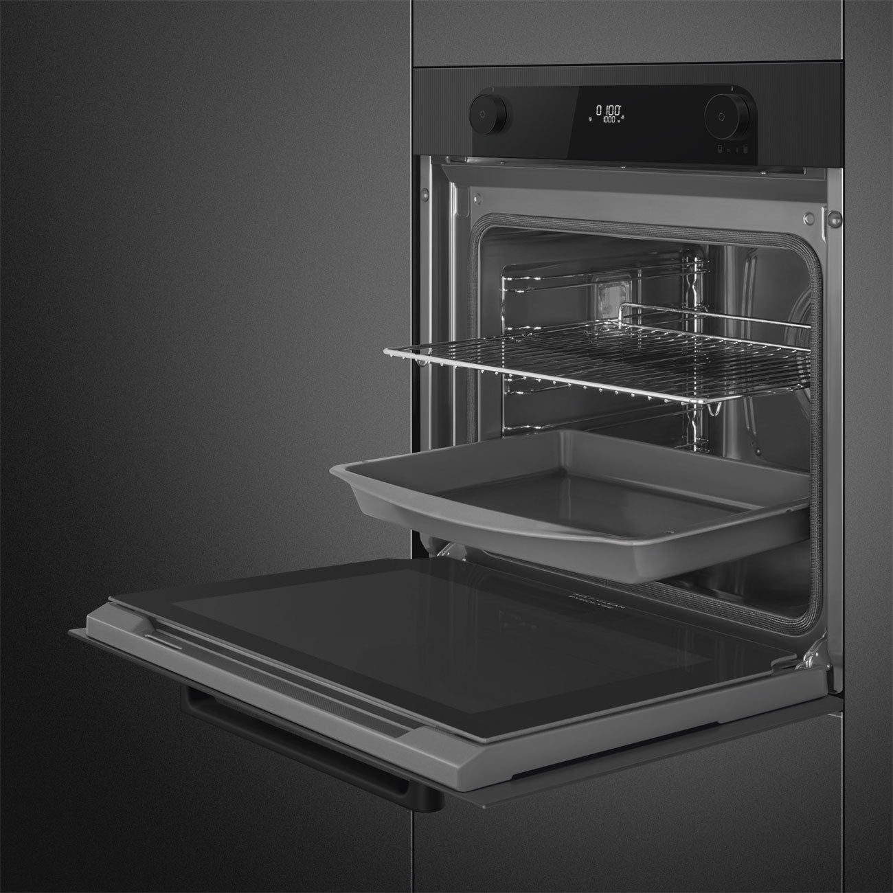 Forno Piro Steam, Musa, Preto, 60x60cm, A+