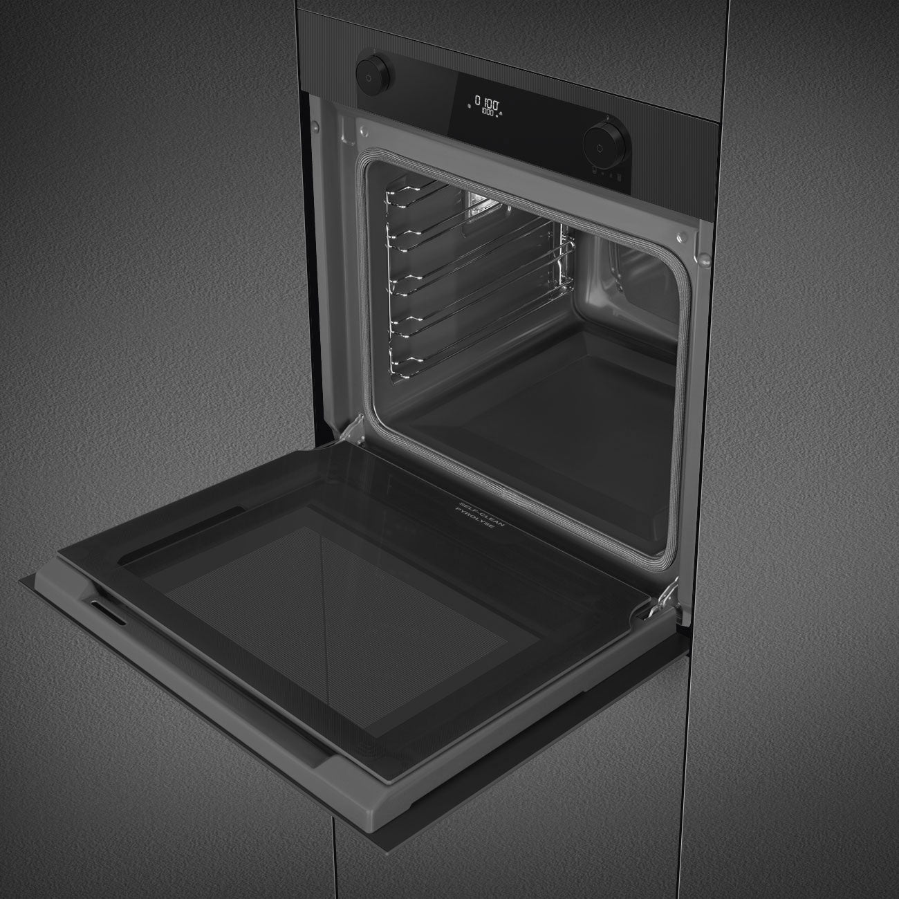 Forno Piro Steam, Musa, Preto, 60x60cm, A+