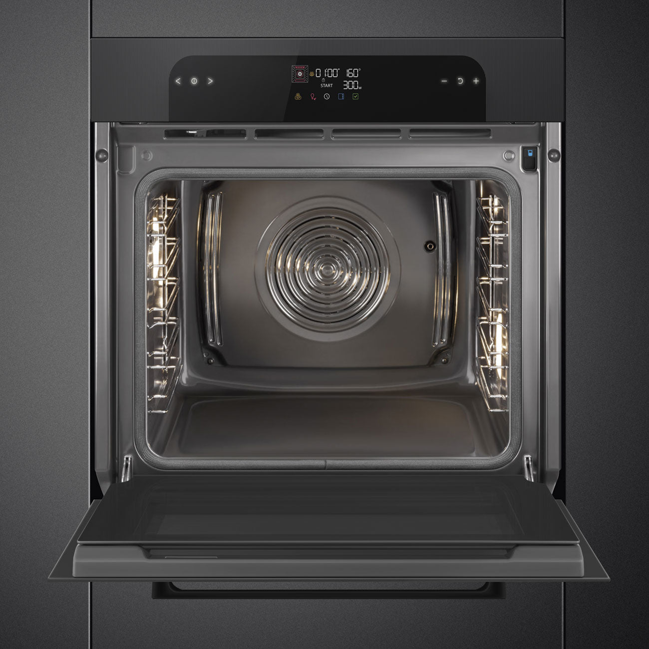 Forno Piro Steam, Musa, Preto, 60x60cm, A+