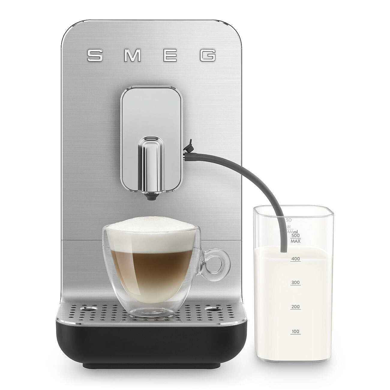 Máq. café automática com sistema de leite, Collezione, Preta