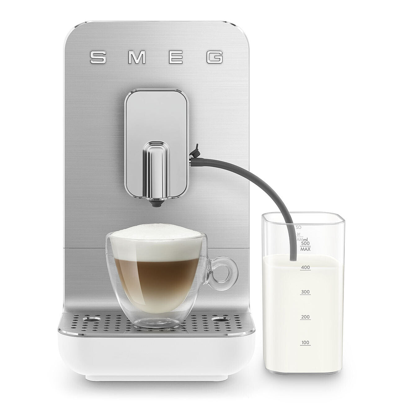 Máq. café automática com sistema de leite, Collezione, Branca