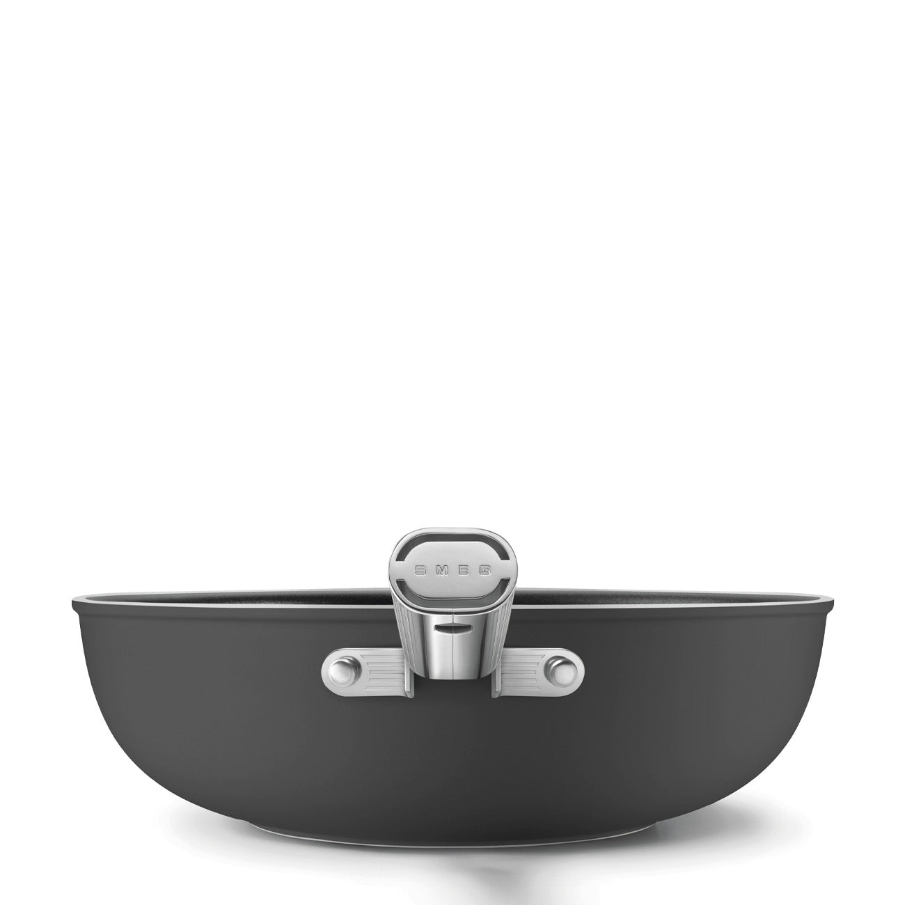 Wok Smeg, Preto, 30 cm