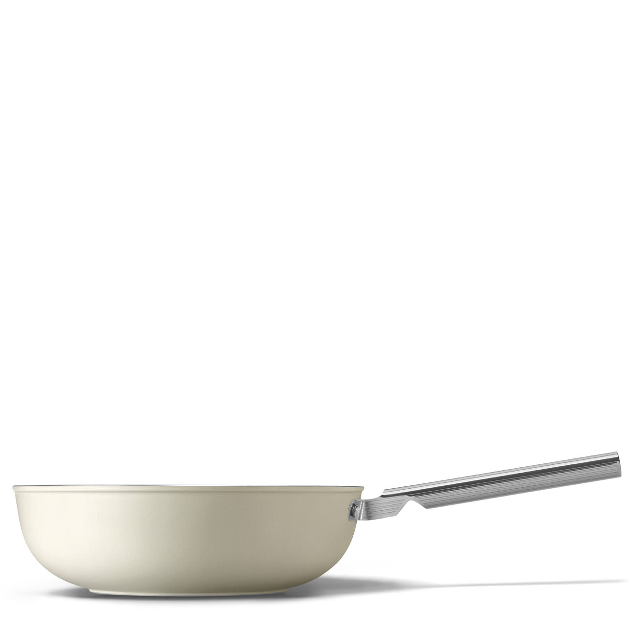 Wok Smeg, Creme, 30 cm
