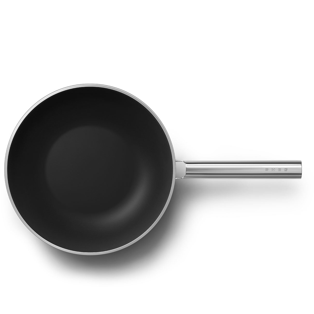 Wok Smeg, Creme, 30 cm