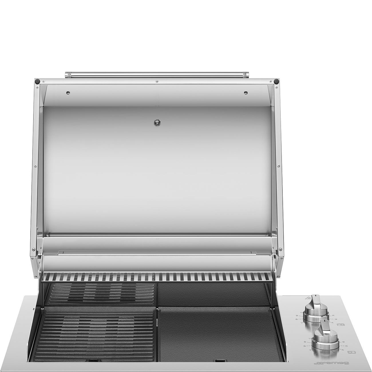 Barbecue elétrico, 1 grelha + 1 placa, 90 cm