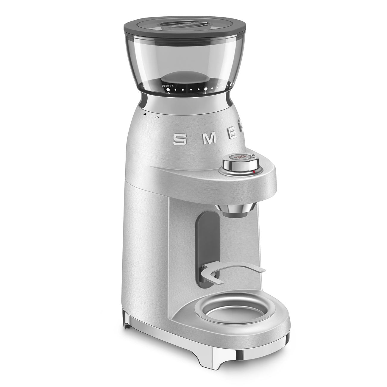 Moinho de café semiprofissional  Smeg , Inox Polido