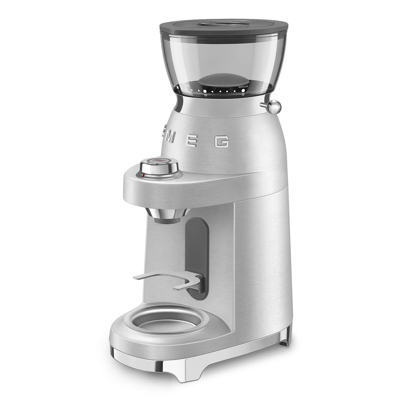 Moinho de café semiprofissional  Smeg , Inox Polido