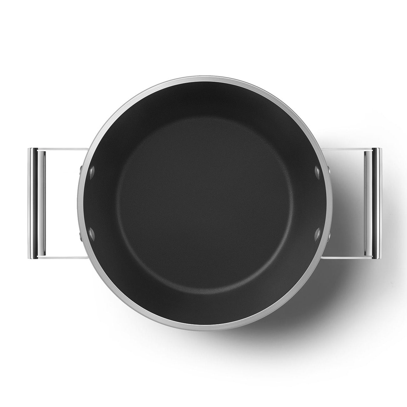 Caçarola alta Smeg, Creme, 24 cm