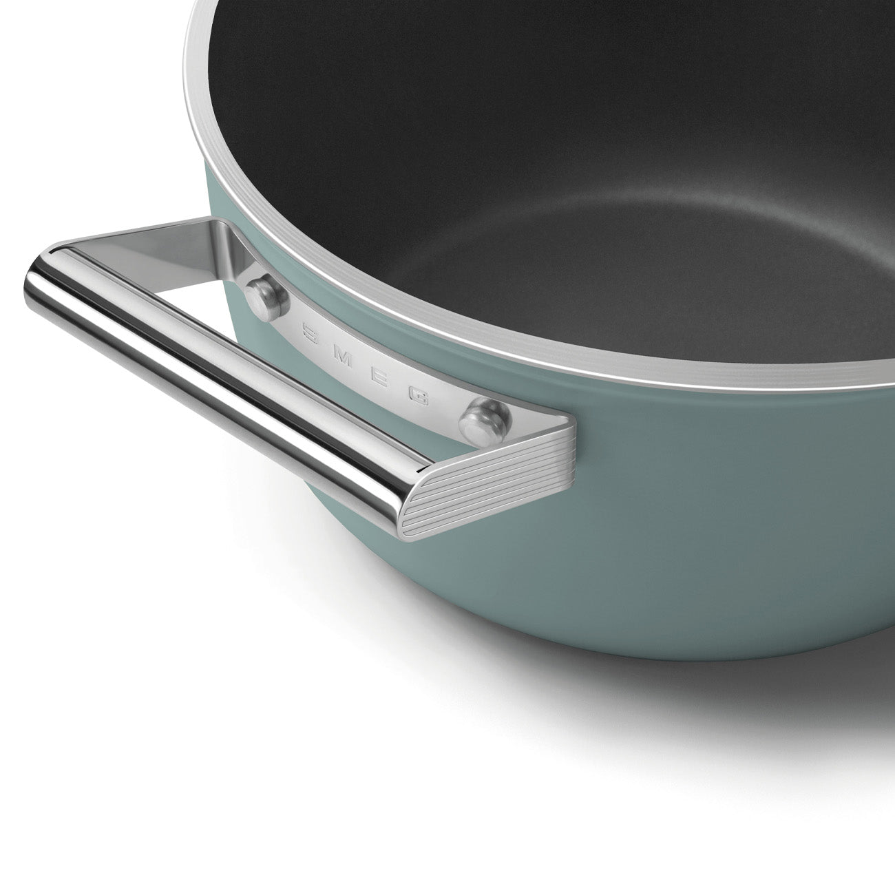 Caçarola alta Smeg, Esmeralda, 24 cm