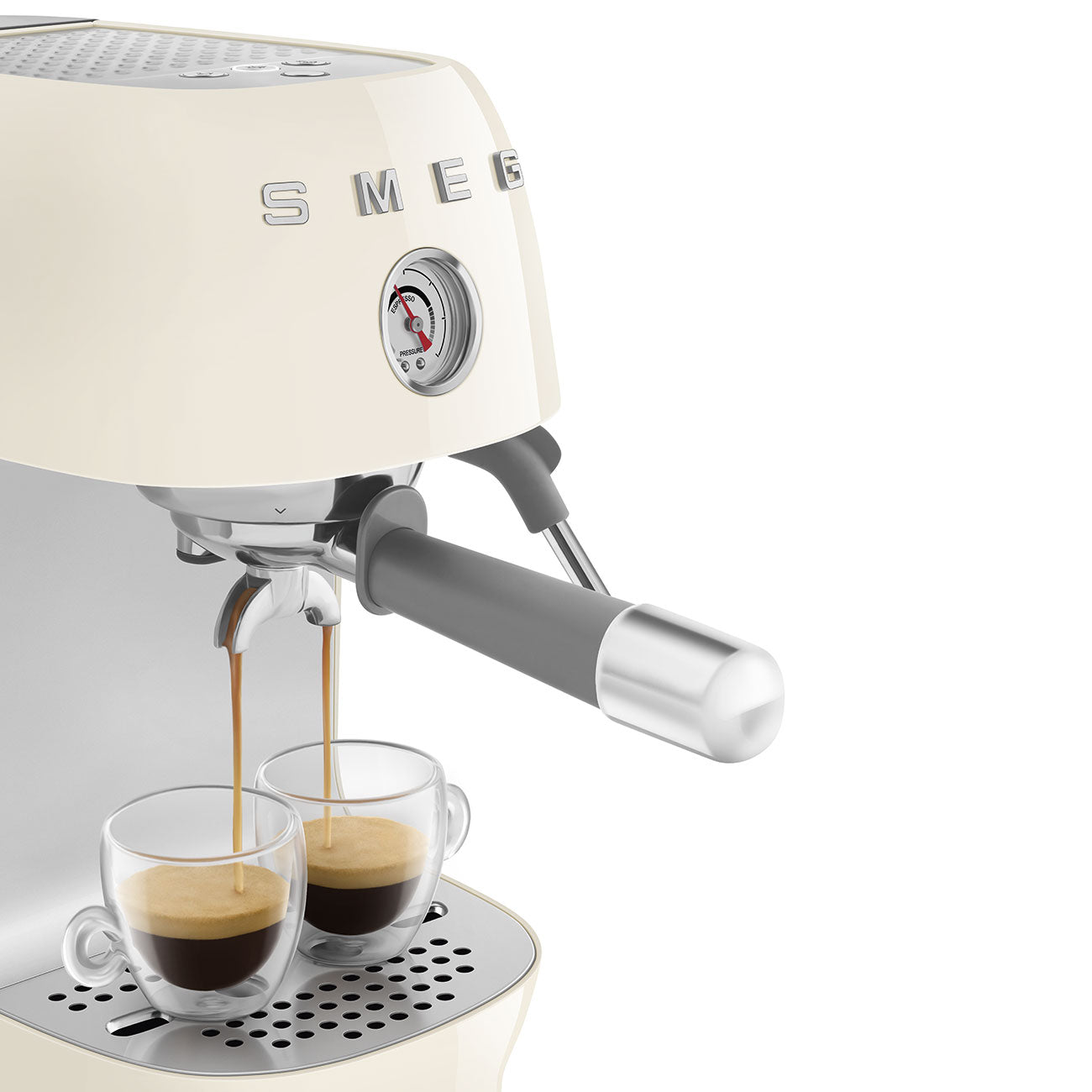 Máquina de Café Expresso Manual com Cold Brew, Creme