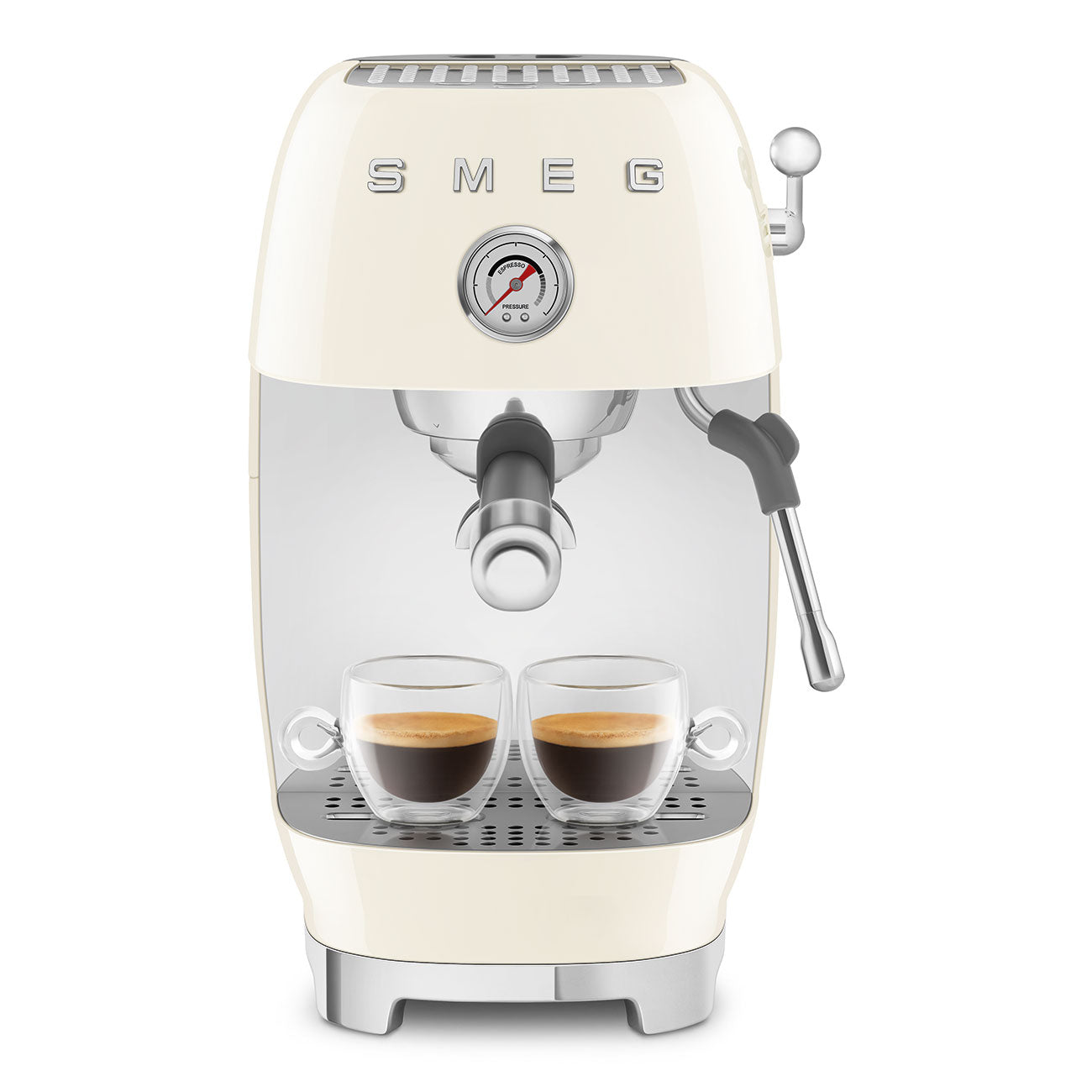 Máquina de Café Expresso Manual com Cold Brew, Creme