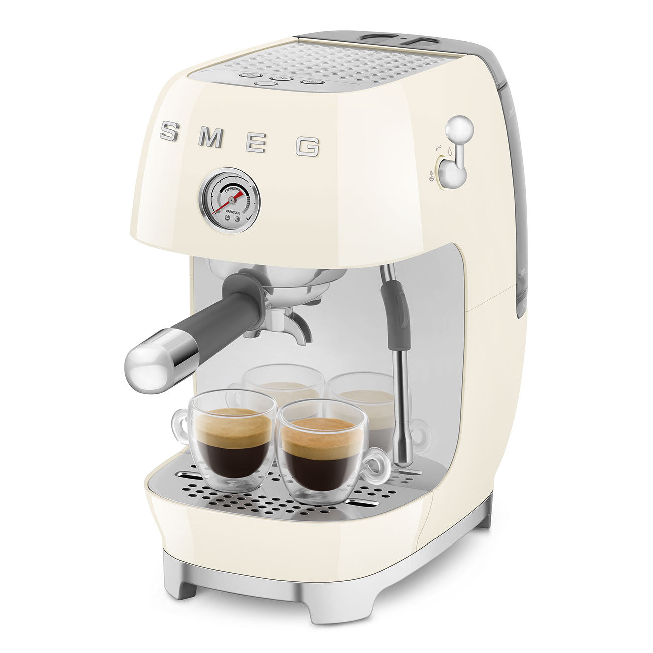 Máquina de Café Expresso Manual com Cold Brew, Creme