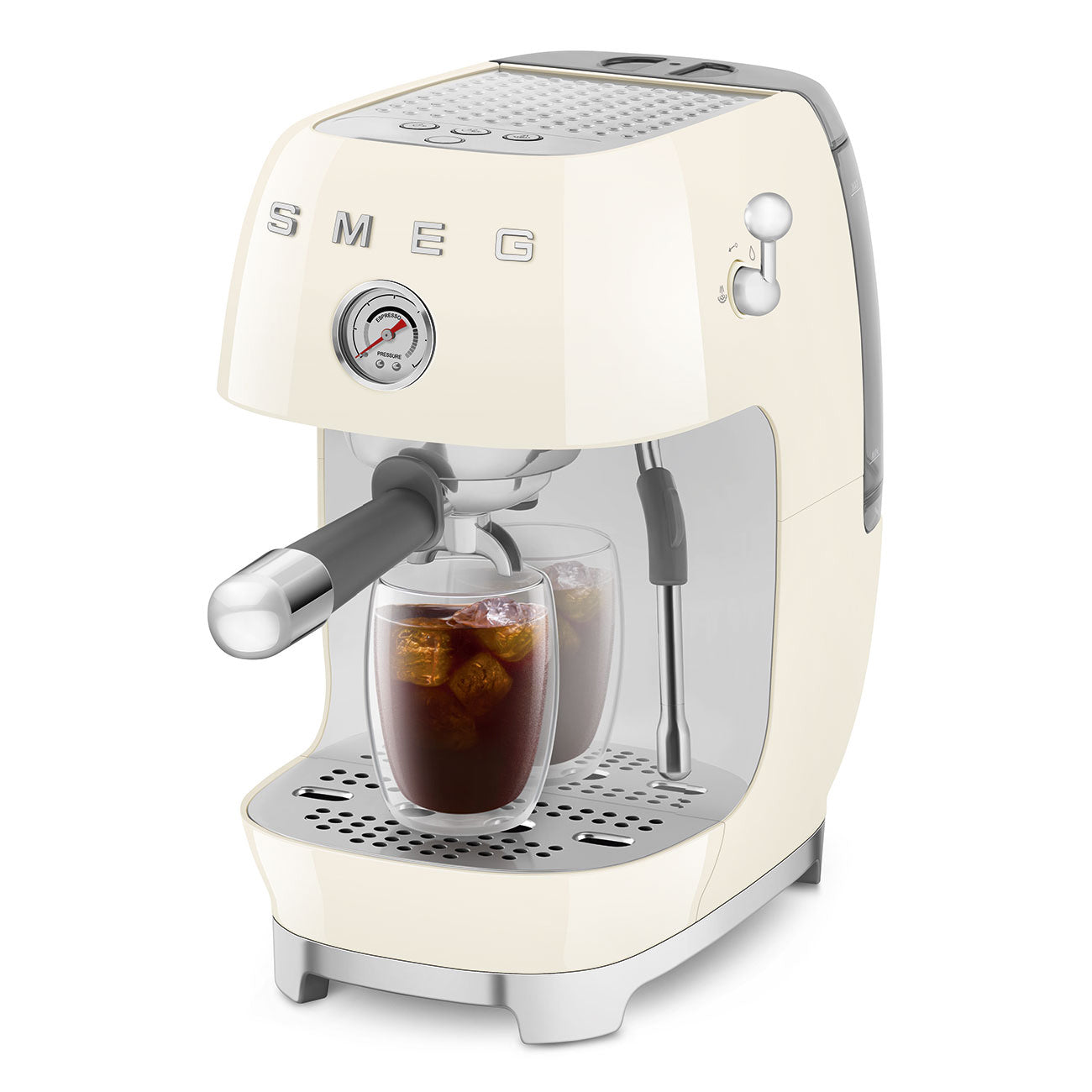 Máquina de Café Expresso Manual com Cold Brew, Creme