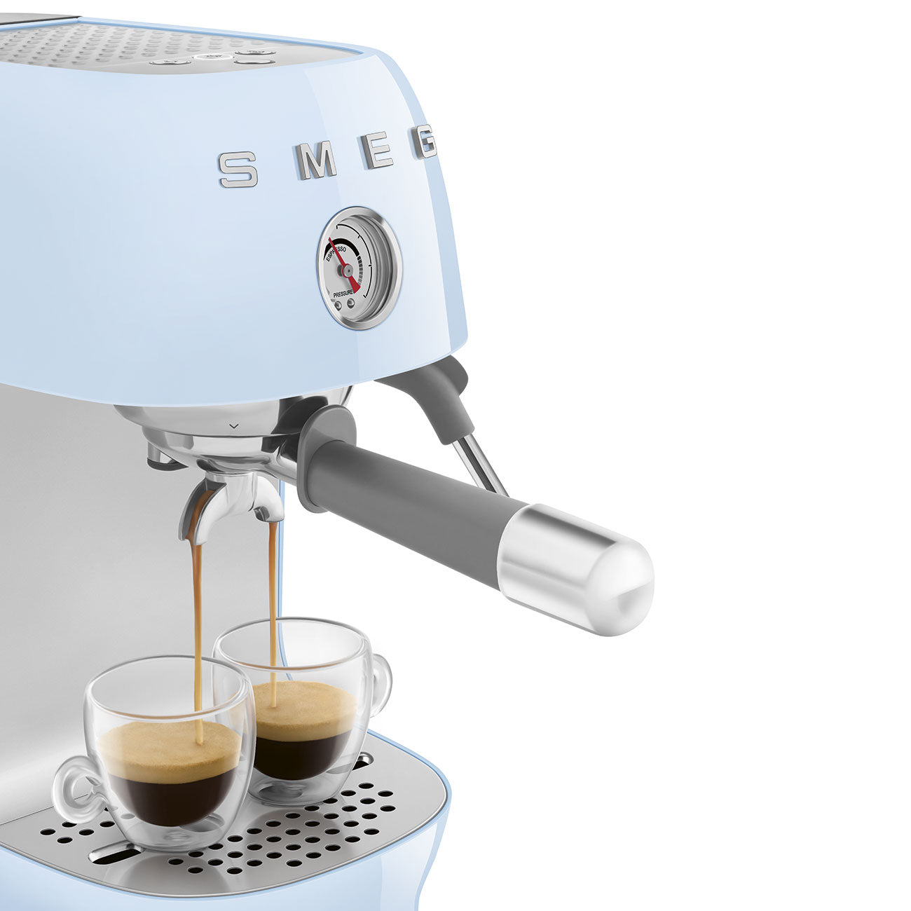 Máquina de Café Expresso Manual com Cold Brew, Azul céu