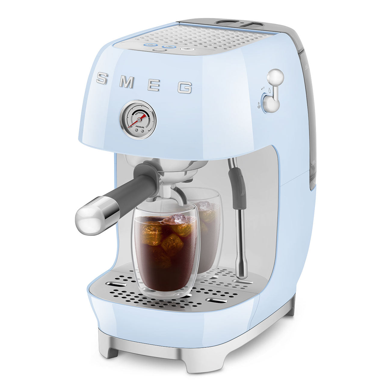 Máquina de Café Expresso Manual com Cold Brew, Azul céu